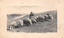 Landes Non Classés       40      Métier  Types Landais. Gardeuse De Moutons   (voir Scan) - Autres & Non Classés