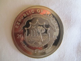 Liberia 5 Dollars 2001 - Euro, New European Currency - Liberia