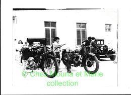 MOTOS DONT MARQUE DOLLAR ET VOITURES ANCIENNES IMMATRICULATION 3366AS13 - PHOTO 17.5*24 - Automobiles