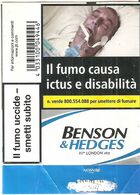 BENSON & HEDGES BLU SOFT ITALY BOX SIGARETTE - Etuis à Cigarettes Vides