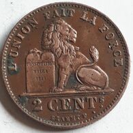 BELGIE : 2 CENTIMES 1914 FR  Km 64 KEY Date - 2 Cents