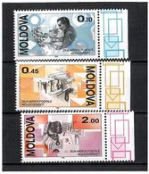 Moldova 1994 . Day Of Postage Stamp. 3v: 0.10, 0.45, 2.00 (L).  Michel # 118-20 - Moldavie