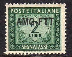 TRIESTE A 1949 1954 AMG-FTT SOPRASTAMPATO D'ITALIA ITALY OVERPRINTED SEGNATASSE POSTAGE DUE TAXES TASSE LIRE 2 MNH - Strafport