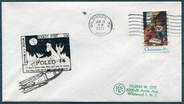 1971 USA Wildwood N.J. Apollo 14 Rocket Post Cover + Pair Of Mint Stamps. Moon To Mars Local Post. Mouse & Cheese Dog - North  America