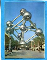 Belgique -carte De L'expo Universelle 1958 "l Atomium" A Voyagé  Flamme  Télexpo--"cad Bruxelles  Expo - Ufficio Di Transito