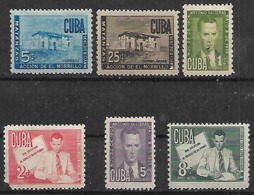 1951 Cuba Antonio Guiteras 6v - Used Stamps