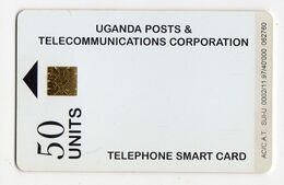 OUGANDA REF MV CARDS UGA-28 50U WHITE CARD 11.97 - Oeganda