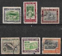 1952 Cuba Cincuentenario De La Republica 6v - Used Stamps