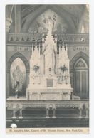 New York City - St. Joseph's Altar, Church Of St. Vincent Ferrer - Churches