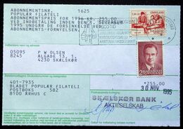 Greenland  1995 Postgiro Card Karte  ( Lot 177 ) - Lettres & Documents