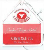 Japon/ Etiquette De Valise/ Osaka Tokyu Hotel /Tokyu Hotel Chain/Japan / Années 1970-80      JAP13bis - Etiquettes D'hotels