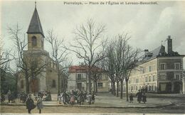 95 PIERRELAYE - Place De L'Eglise Et Leveau Beauchet - Pierrelaye