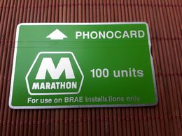 Phonecard 100 Units Marathon 047 H Used Rare - [ 2] Erdölplattformen