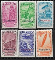 Andorra Benificia Ed. Nr. 7 T/m 12 - Unused Stamps