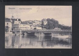 Österreich AK Gmunden Kaiser-Franz-Josefsbrücke 1910 - Gmunden