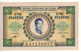 FRENCH INDOCHINA   1  Piastre    Vietnam   P104   (ND 1953 )    UNC - Indochine