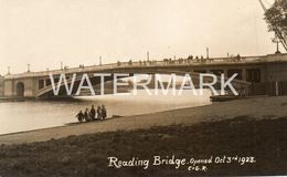 READING BRIDGE OPENED OCT 3RD 1923 NICE OLD R/P POSTCARD BERKSHIRE - Reading