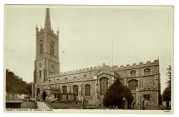 Ref 1390 - Early Postcard - St Michael's Church - Bishops Stortford Hertfordshire - Herefordshire