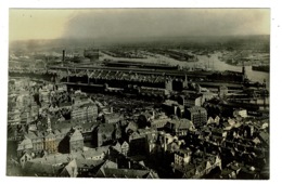 Ref 1390 - Real Photo Postcard - The Speicherstadt From The North West. Hamburg, Germany. C.1930 - Harburg