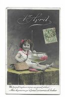 ENFANTS - LITTLE GIRL - MAEDCHEN -Young-Girl-Child Carte Fantaisie Enfant 1er  Avril - Ritratti