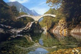Lavertezzo - Valle Verzasca - Ponte Dei Salti - Formato Grande Viaggiata – E 16 - Verzasca