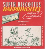 Super Biscottes Dauphinoises - Champavert (Grenoble)  - Buvard A Colorier - Biscottes