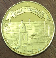 83 SAINT TROPEZ MÉDAILLE TOURISTIQUE SOUVENIRS EN COULEURS SANS DATE JETON MEDALS COINS TOKENS - Altri & Non Classificati