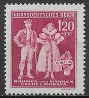 Bohemia & Moravia 1944. Scott #B22 (M) Native Costumes - Unused Stamps
