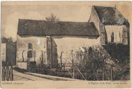 D89 - GURGY - L'EGLISE ET LE PONT SAINT ANDRE - Carte Sépia - Gurgy