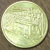 88 GERARDMER LA SCHLUCHT MÉDAILLE TOURISTIQUE SOUVENIRS ET PATRIMOINE EN COULEURS SANS DATE JETON MEDALS COINS TOKENS - Andere & Zonder Classificatie