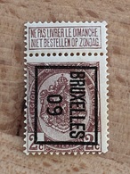 11B Bruxelles 09 XX (adhérence Et Rousseur) Voir Scan - Typografisch 1906-12 (Wapenschild)