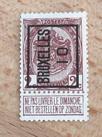 15A Bruxelles 10 Voir Scan - Typo Precancels 1906-12 (Coat Of Arms)