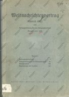 WELTNACHRICHTENVERTAG, Madrid 1932, Ausgabe Kairo 1938, 206 Seiten, Gebrauchserhaltung Fernsprechamt Freiburg - Postregelgevingen