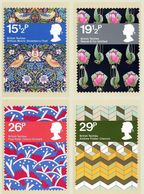 GB GREAT BRITAIN 1982 MINT PHQ CARDS BRITISH TEXTILES No 61 STRAWBERRY THIEF CHERRY ORCHARD CHEVRON MATERIALS ART ARTIST - PHQ Karten