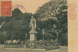 Statue Of Bolivar In The Country Seat Of San Pedro Alejandrino Colombia . Edit Mogollon Foto Trucco . Used - Colombie