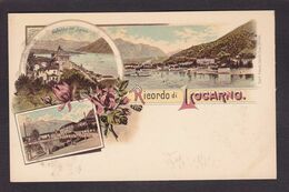 CPA Suisse Helvétia Schweiz Svizzera Non Circulé Litho Gruss Canton Du Tessin Locarno - Locarno