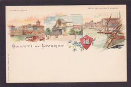 CPA Italie Livourne Livorno Non Circulé Litho Gruss - Livorno