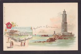 CPA Italie Livourne Livorno Non Circulé Litho Gruss - Livorno