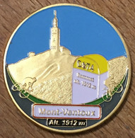 84 MONT-VENTOUX  MÉDAILLE TOURISTIQUE SOUVENIRS ET PATRIMOINE EN COULEURS JETON MEDALS COINS TOKENS - Other & Unclassified