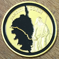 20 CORSE CORSICA BANDITI CORSI MÉDAILLE TOURISTIQUE SOUVENIRS ET PATRIMOINE EN COULEURS JETON MEDALS COINS TOKENS - Otros & Sin Clasificación