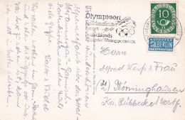 Germany 1951 Card: Winter Olympic Games Garmijsch Partenkirchen; Olympia Wintersportplatz; Heilklimatischen Kurort - Hiver 1936: Garmisch-Partenkirchen