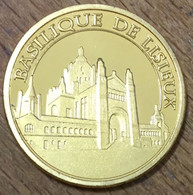 14 BASILIQUE DE LISIEUX MÉDAILLE SOUVENIRS ET PATRIMOINE EN COULEURS SANS DATE JETON MEDALS COINS TOKENS - Autres & Non Classés