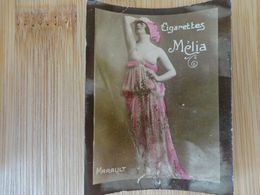 IMAGE PUBLICITE CIGARTTES MELIA FEMME MARAULT 4.9 X 6.5 CM  VCE20 - Melia