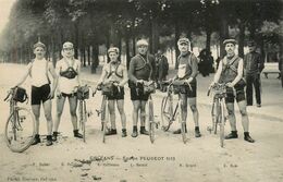 Orléans * équipe PEUGEOT 1913 * Coureurs Cyclistes Dufour Poisson Cailleteau Renard Girard Noël * Cyclisme Vélo - Orleans
