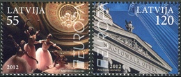 Europa - Cept  Letonia 2012 / Turismo (2 Val.) - Nº. 808/809  ** - Letland