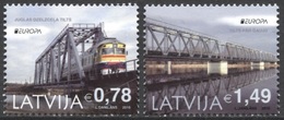 Europa - Cept  Letonia 2018 / Arquitectura Y Patrimonio "Puentes" (2 Val.) - N - Lettland