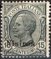 CV:€40.80 ITALIAN OCCUPATION NISIROS 1912 King 15c OVPT. - Egeo (Nisiro)