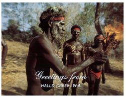 (F 14) Australia - NT - Aborignal With Fire - Aborigenes
