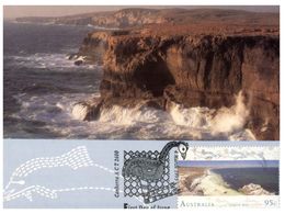 (F 14) Australia - Maxicard - 1993 - Shark Bay (UNESCO Site) - Maximumkarten (MC)
