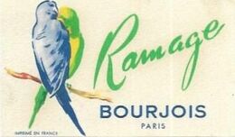 CARTES  PARFUMEES  RAMAGE DE BOURJOIS PARIS - Non Classificati